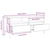 vidaXL Gabinete de TV con caj&oacute;n Madera Vieja 100 x 34,5 x 44,5 cm