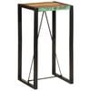vidaXL Mesa alta de bar madera maciza reciclada 60x55x110 cm
