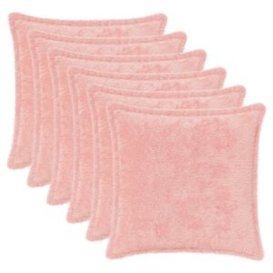 vidaXL Funda de almohada 6 uds. HOUTEN Rosa 30 x 30 cm