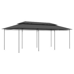 vidaXL Cenador gris antracita 600x298x270 cm