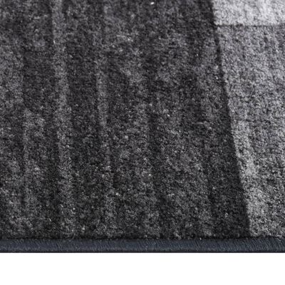 vidaXL Alfombra de pasillo antideslizante gris antracita 67x300 cm