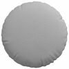 vidaXL Cojines para asiento 2 pcs Gris Nube Ø40 x 13 cm tela