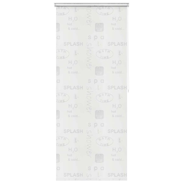 vidaXL Persiana enrollable de ducha Splash 120x240 cm