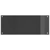 vidaXL Salpicadero de cocina Gris oscuro 100 x 40 x 0,6 cm