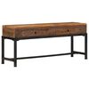 vidaXL Mueble de TV madera maciza reciclada 110x30x46 cm