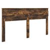 vidaXL Cabecero Roble ahumado 200 cm Madera contrachapada
