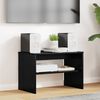 vidaXL Mueble de TV Roble Negro 60 x 35 x 40 cm Madera de ingenier&iacute;a