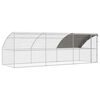 vidaXL Jaula para gallinas con 1 puerta 3 uds. Plateado 600x200x200cm