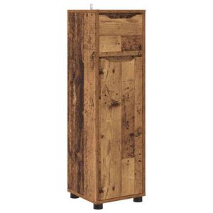 vidaXL Gabinete de Ba&ntilde;o con caj&oacute;n Madera Vieja 30,5 x 30 x 101 cm