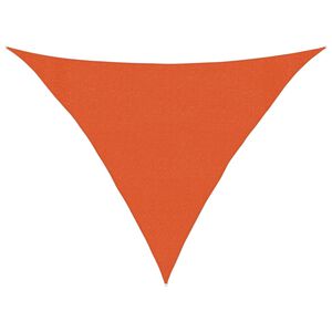 vidaXL Toldo de vela naranja HDPE 160 g/m&sup2; 3x3x4,2 m