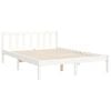 vidaXL Estructura de cama sin colchón madera de pino blanca 140x200 cm