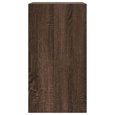 vidaXL Zapatero de madera de ingeniería marrón roble 60x34x63,5 cm