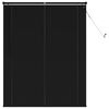 vidaXL Persiana veneciana Negro 150 x 110 cm 25 mm PVC