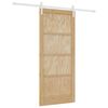 vidaXL Puerta Corredera 86 x 198,5 cm Madera de Pino Maciza