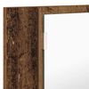 vidaXL Armario con espejo de ba&ntilde;o Madera Vieja 80 x 12 x 45 cm