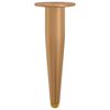 vidaXL Pies de Soporte 2 pcs Dorado 98 x 40 mm Hierro