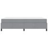 vidaXL Cama tipo Box Spring Gris Claro 140 x 200 cm tela