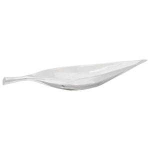 vidaXL Cesta de frutas Plateado 60 x 15 x 8 cm Aluminio