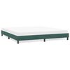 vidaXL Estructura cama sin colch&oacute;n terciopelo verde oscuro 180x220 cm
