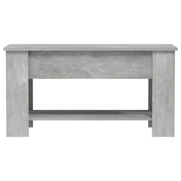 vidaXL Mesa de centro madera de ingenier&iacute;a gris hormig&oacute;n 101x49x52 cm