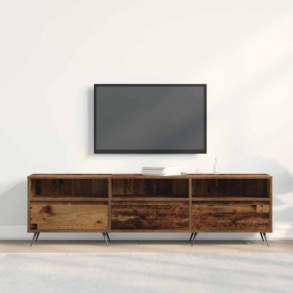 vidaXL Gabinete de TV Madera vieja 150 x 30 x 44,5 cm