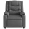 vidaXL Sill&oacute;n reclinable el&eacute;ctrico de tela gris oscuro