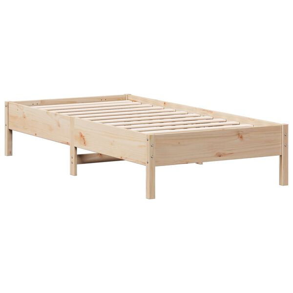 vidaXL Estructura de cama sin colch&oacute;n madera maciza de pino 90x190 cm