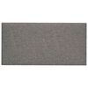 vidaXL Cabecero de Pared 12 pcs Gris Claro 30 x 15 cm tela
