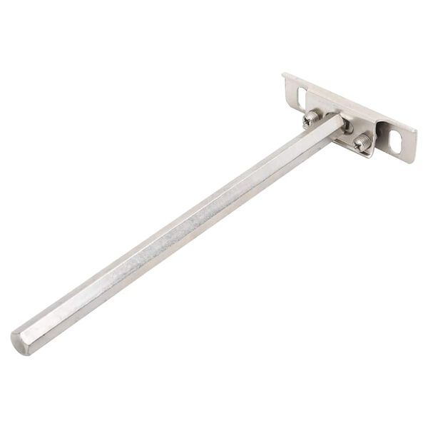 vidaXL Soportes flotantes para estantes 12uds invisibles acero carbono