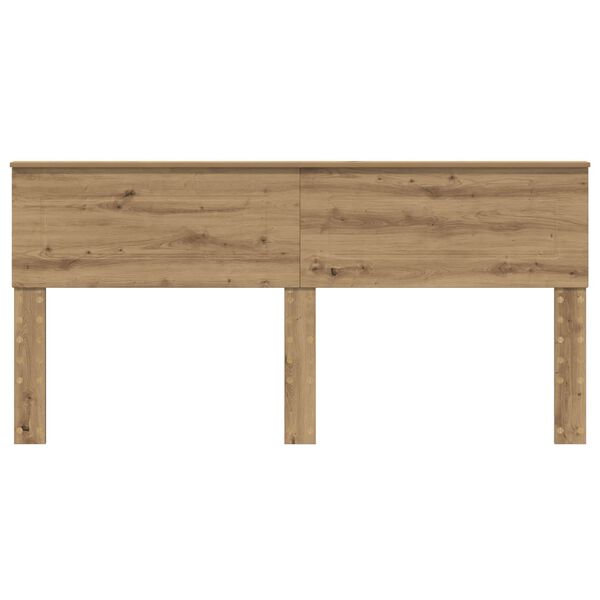 vidaXL Cabecero Roble artesanal 90 cm Madera contrachapada