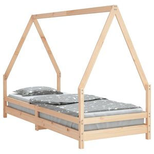 vidaXL Estructura de cama para ni&ntilde;os madera maciza de pino 80x200 cm