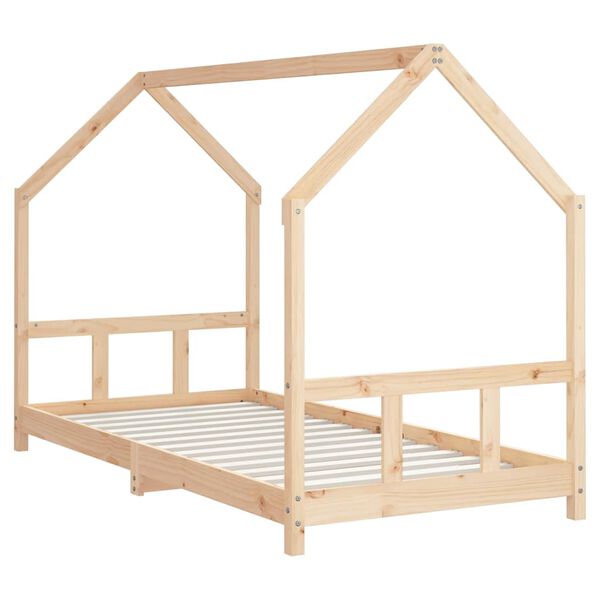 vidaXL Estructura de cama para ni&ntilde;os madera maciza de pino 90x200 cm