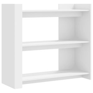 vidaXL Mesa consola de madera de ingenier&iacute;a blanca 100x35x90 cm
