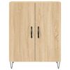 vidaXL Aparador alto madera contrachapada color roble 69,5x34x180 cm