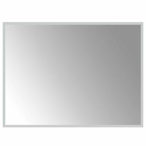 vidaXL Espejo de ba&ntilde;o LED Transparente 80 x 60 cm vidrio templado