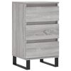 vidaXL Aparador madera de ingenier&iacute;a gris Sonoma 40x35x70 cm
