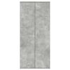 vidaXL Armario Zapatero con estante Gris Concreto 80 x 39 x 178 cm