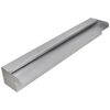 vidaXL Fuente cascada rectangular piscina acero inoxidable 60 cm