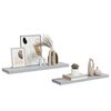 vidaXL Estantes flotantes pared 2 uds gris hormig&oacute;n MDF 90x23,5x3,8 cm