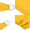 vidaXL Toldo de vela rectangular HDPE amarillo 160 g/m&sup2; 6x7 m