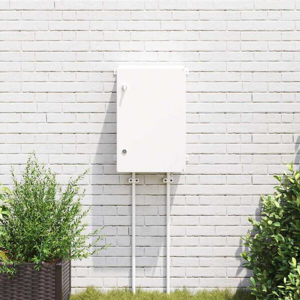 vidaXL Gabinete de Control Gris 40 x 20 x 60 cm Pl&aacute;stico ABS