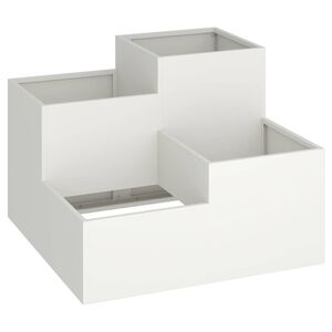 vidaXL Maceta para Jard&iacute;n 100 x 100 x 60 cm Acero
