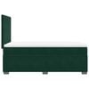 vidaXL Cama box spring con colch&oacute;n terciopelo verde oscuro 80x200 cm