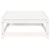 vidaXL Set de sal&oacute;n de jard&iacute;n de 3 piezas blanco madera maciza de pino