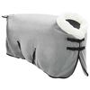 vidaXL Manta para Caballo Gris claro completo 75 cm Forro polar