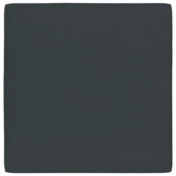 vidaXL Coj&iacute;n para muebles de pal&eacute;s tela gris antracita 60x61,5x6 cm