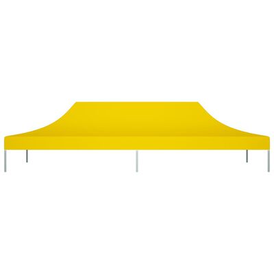 vidaXL Techo de carpa para celebraciones amarillo 6x3 m 270 g/m²