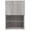 vidaXL Mueble para TV con luces LED gris Sonoma 40,5x30x60 cm