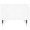 vidaXL Mesa de centro madera de ingenier&iacute;a blanco 50x46x35 cm