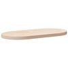 vidaXL Tablero de mesa 70x35x2,5 cm de madera maciza de pino ovalado